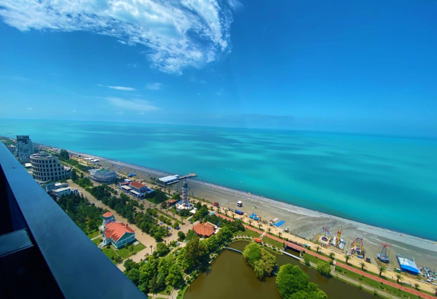 באטומי Orbi Twin Towers Aparthotel With Sea View מראה חיצוני תמונה